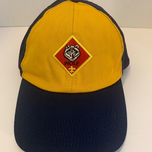 Wolf Cub Scouts Cap ~ Twill Snapback Adjustable Size M/L - Picture 4 of 16